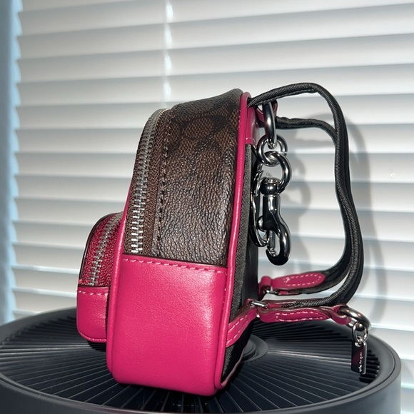 Coach Keychain Backpack Mini Bag - Picture 5 of 9